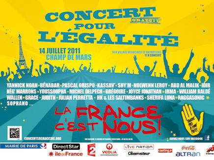 Yannick Noah et Nolwenn Leroy enflamment le 14 juillet